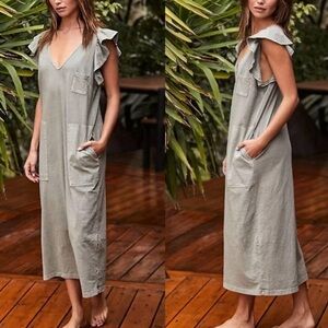 Free People FP Beach sleeveless Maxi Dress, size L, EUC